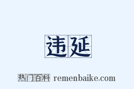 违延是什么意思的图片